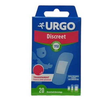 УРГО ПЛ-Р DISCREET-ПРОЗРАЧЕН х 20бр 3 РАЗМЕРА